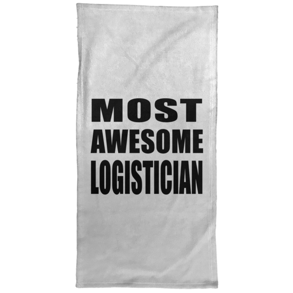 Most Awesome Logistician - Hand Towel