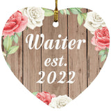 Waiter Established Est. 2022 - Heart Ornament B