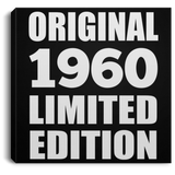 64th Birthday Original 1960 Limited Edition - Canvas Square