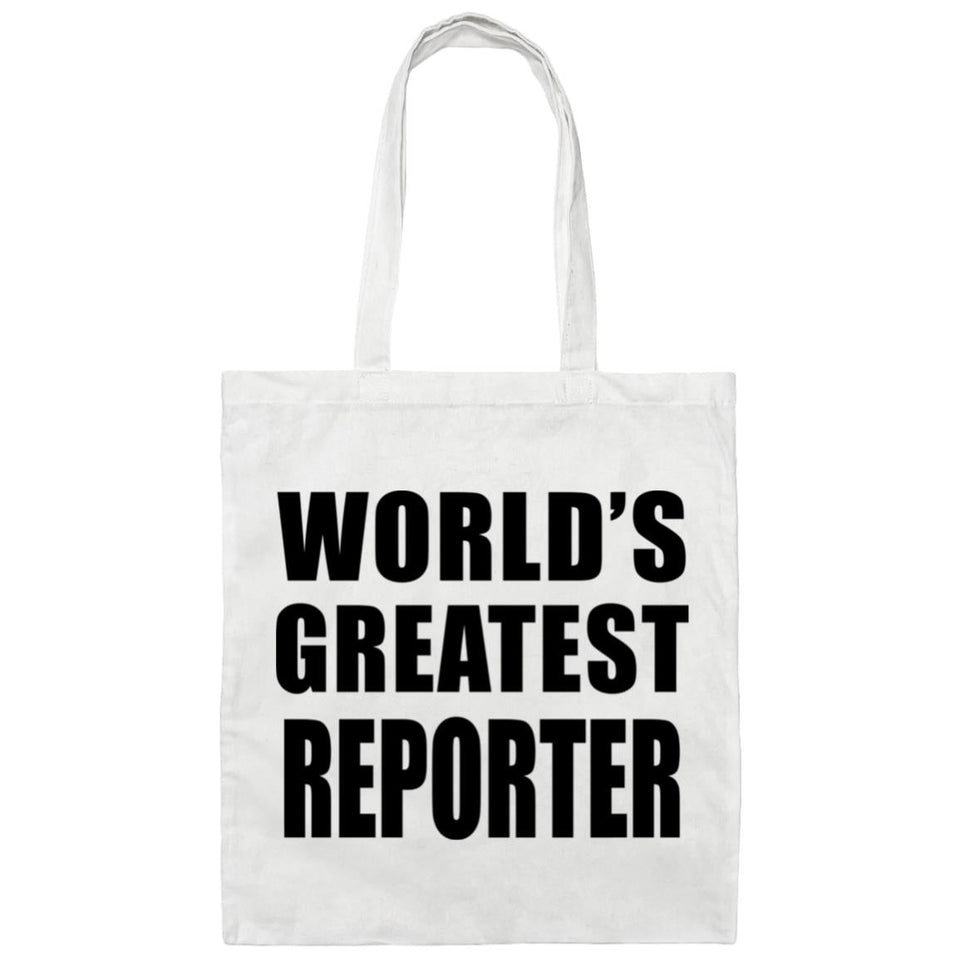 World's Greatest Reporter - Tote Bag White
