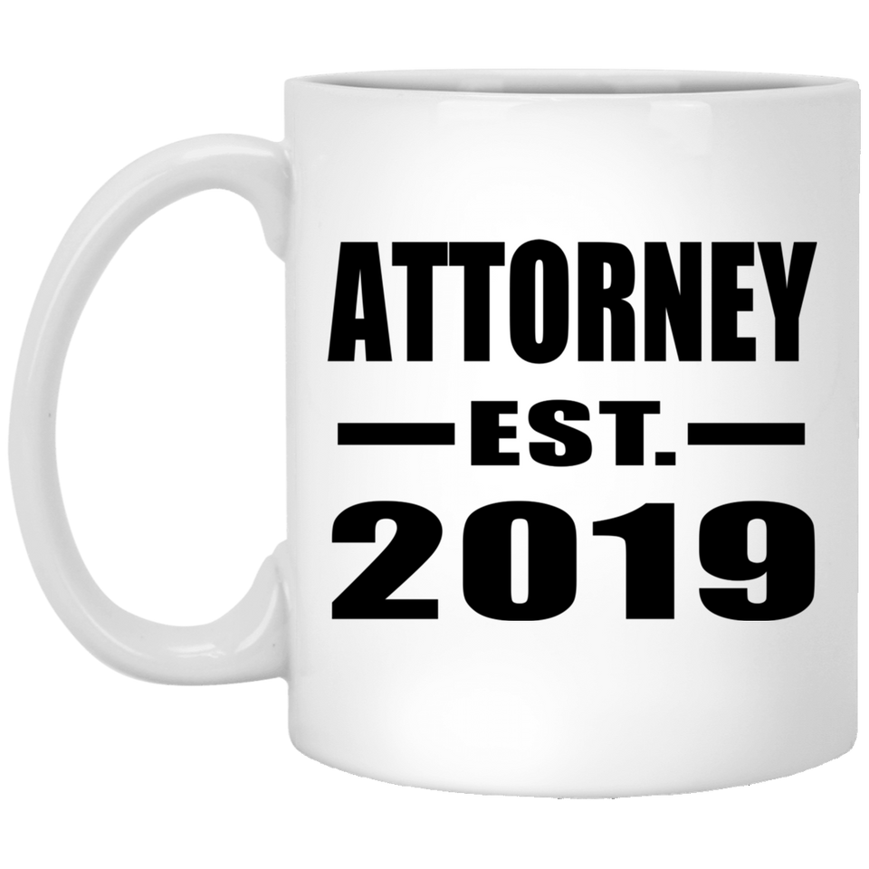 Attorney Established EST. 2019 - 11oz Coffee Mug