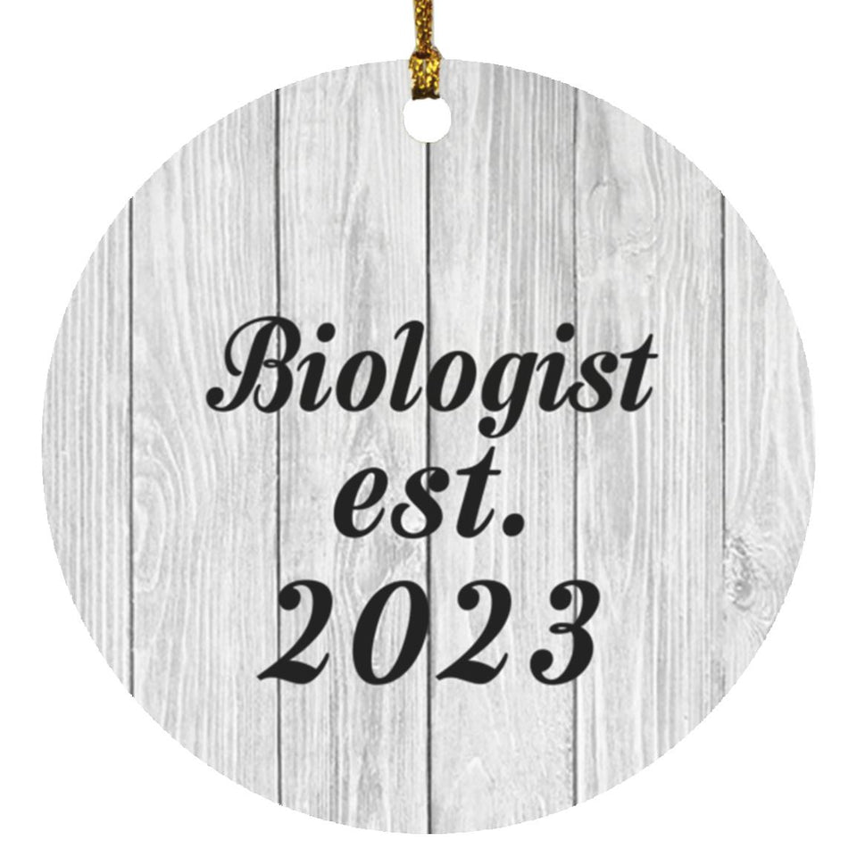 Biologist Established Est. 2023 - Circle Ornament F