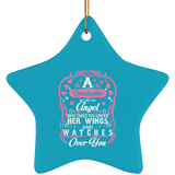 Grandmother Is Like An Angel Takes You Under Her Wings - Star Ornament