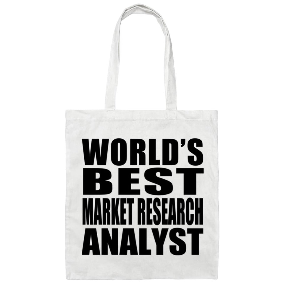 World's Best Market Research Analyst - Tote Bag White