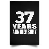 37th Anniversary 37 Years Anniversary - Poster Portrait