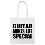 Guitar Makes Life Special - Tote Bag White