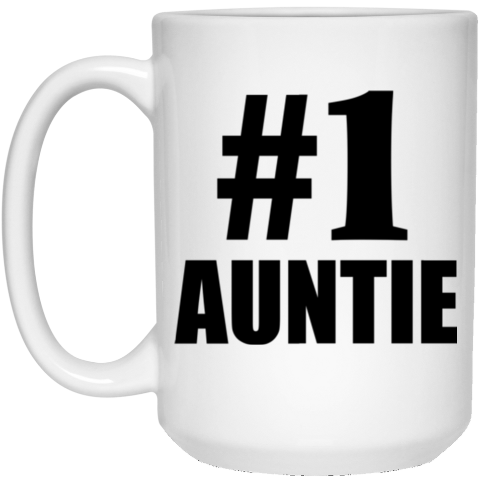 Number One #1 Auntie - 15 Oz Coffee Mug