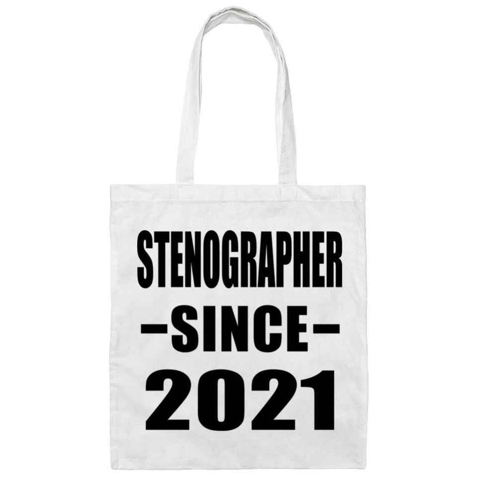 Stenographer Since 2021 - Tote Bag White
