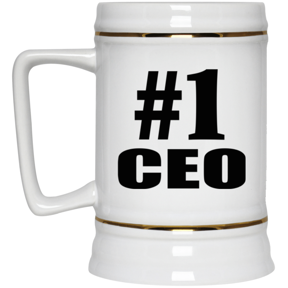 Number One #1 CEO - Beer Stein