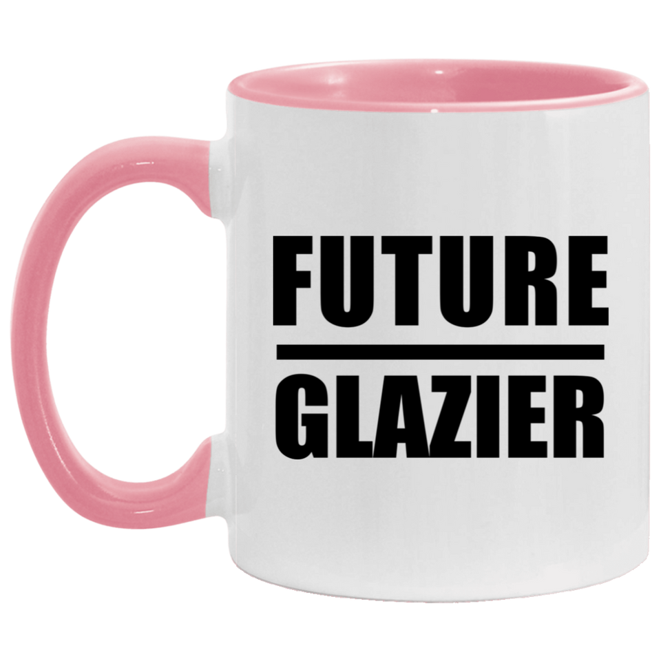 Future Glazier - 11oz Accent Mug Pink
