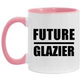 Future Glazier - 11oz Accent Mug Pink