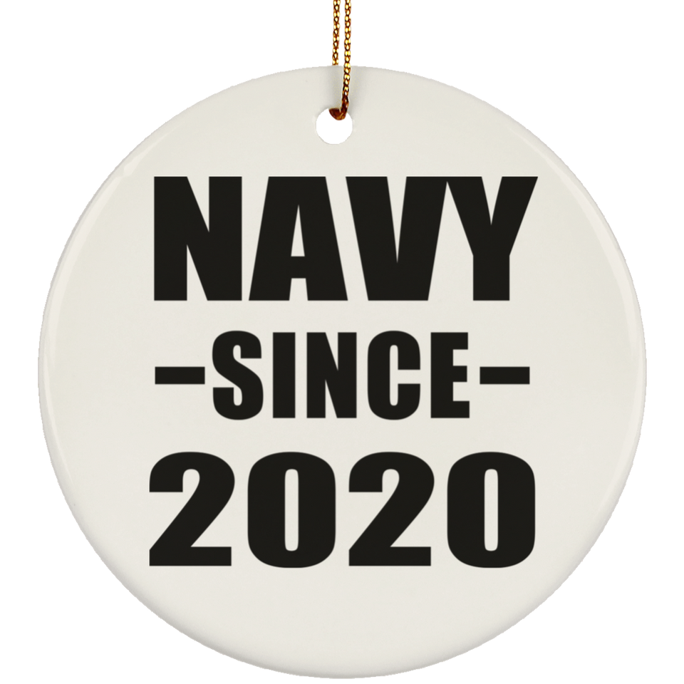 Navy Since 2020 - Circle Ornament
