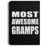 Most Awesome Gramps - Canvas Portrait