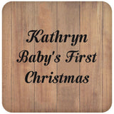Kathryn Baby's First Christmas - Drink Coaster C