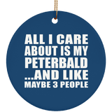 All I Care About Is My Peterbald - Circle Ornament