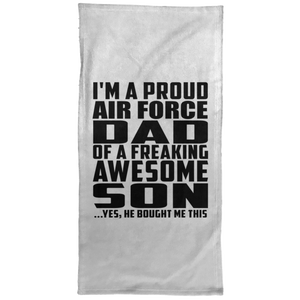 Proud Air Force Dad Of Awesome Son - Hand Towel
