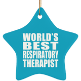 World's Best Respiratory Therapist - Star Ornament