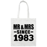 41st Anniversary Mr & Mrs Since 1983 - Tote Bag White