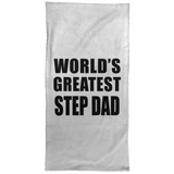 World's Greatest Step Dad - Hand Towel