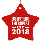 Occupational Therapist Established EST. 2018 - Star Ornament