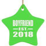 Boyfriend Established EST. 2018 - Star Ornament