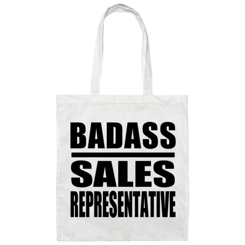 Badass Sales Representative - Tote Bag White