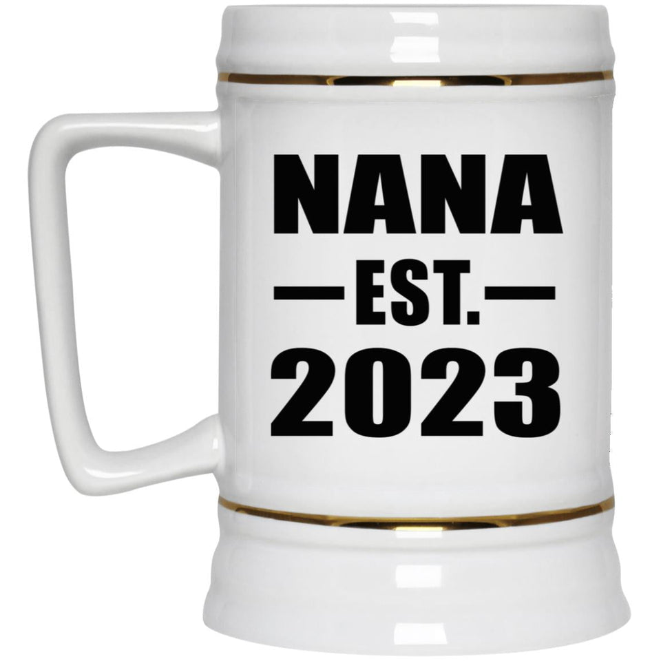 Nana Established EST. 2023 - Beer Stein