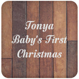 Tonya Baby's First Christmas - Drink Coaster E