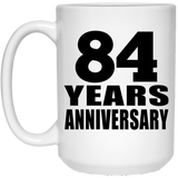 84th Anniversary 84 Years - 15 Oz Coffee Mug
