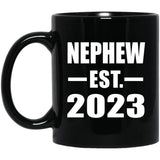 Nephew Established EST. 2023 - 11oz Coffee Mug Black