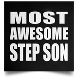 Most Awesome Step Son - Poster Square