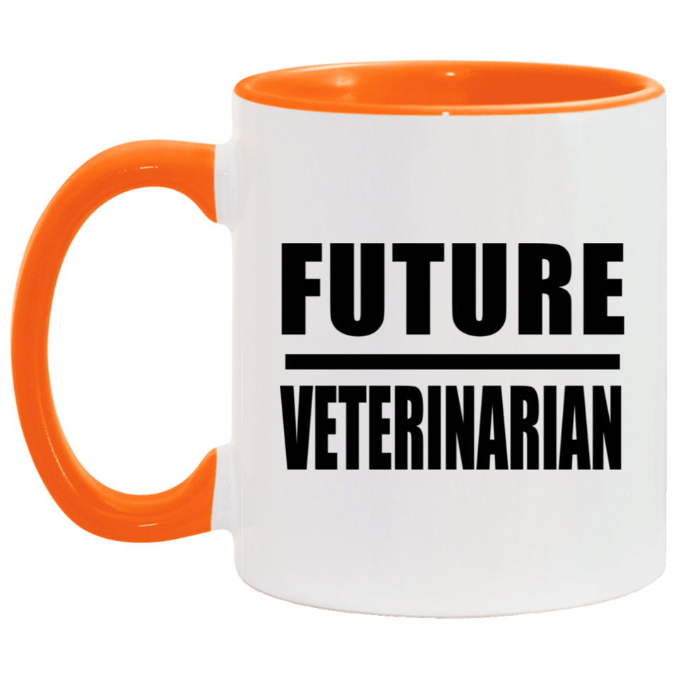 Future Veterinarian - 11oz Accent Mug Orange