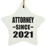 Attorney Since 2021 - Star Ornament