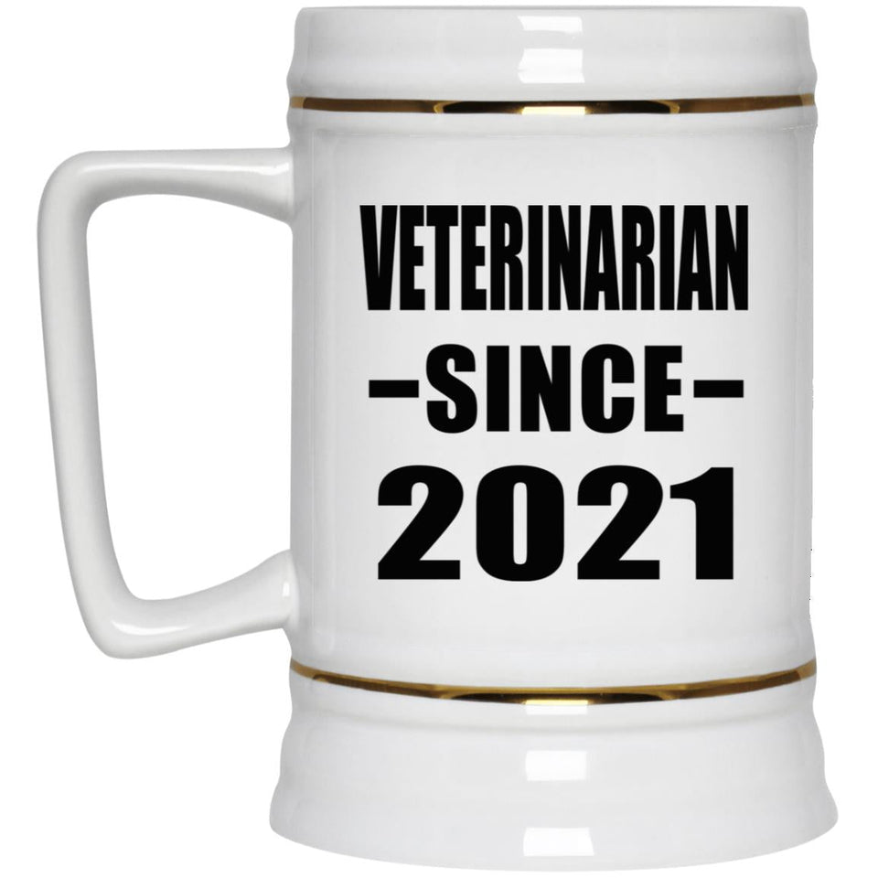 Veterinarian Since 2021 - Beer Stein