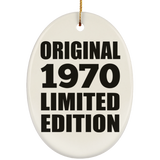 54th Birthday Original 1970 Limited Edition - Oval Ornament
