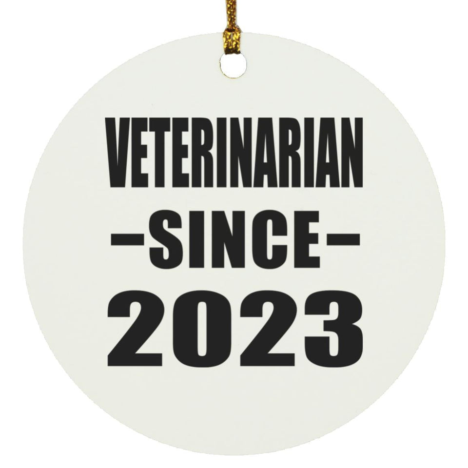 Veterinarian Since 2023 - Circle Ornament