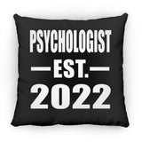 Psychologist Established EST. 2022 - Throw Pillow Black