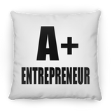 A+ Entrepreneur - Throw Pillow