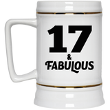 17th Birthday 17 & Fabulous - Beer Stein