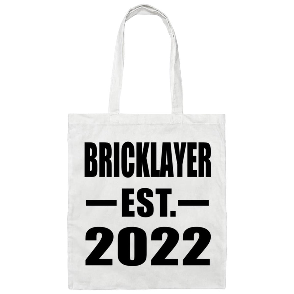 Bricklayer Established EST. 2022 - Tote Bag White