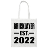 Bricklayer Established EST. 2022 - Tote Bag White