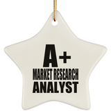 A+ Market Research Analyst - Star Ornament