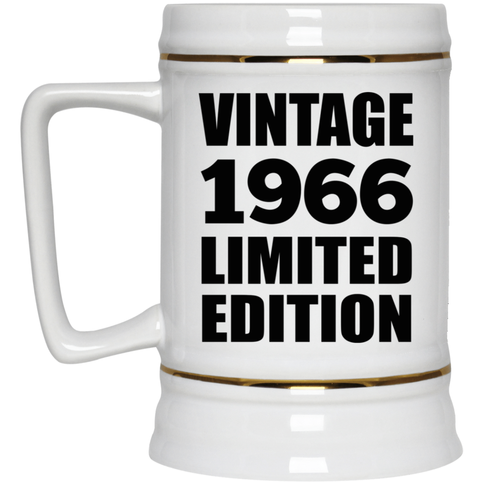 58th Birthday Vintage 1966 Limited Edition - Beer Stein