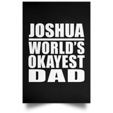 Joshua World's Okayest Dad - Poster Portrait