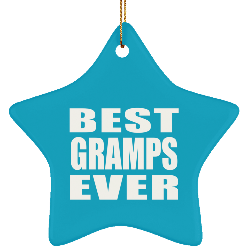 Best Gramps Ever - Star Ornament