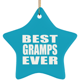 Best Gramps Ever - Star Ornament