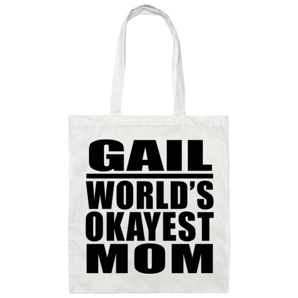 Gail World's Okayest Mom - Tote Bag White