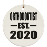 Orthodontist Established EST. 2020 - Circle Ornament