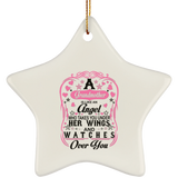 Grandmother Is Like An Angel Takes You Under Her Wings - Star Ornament