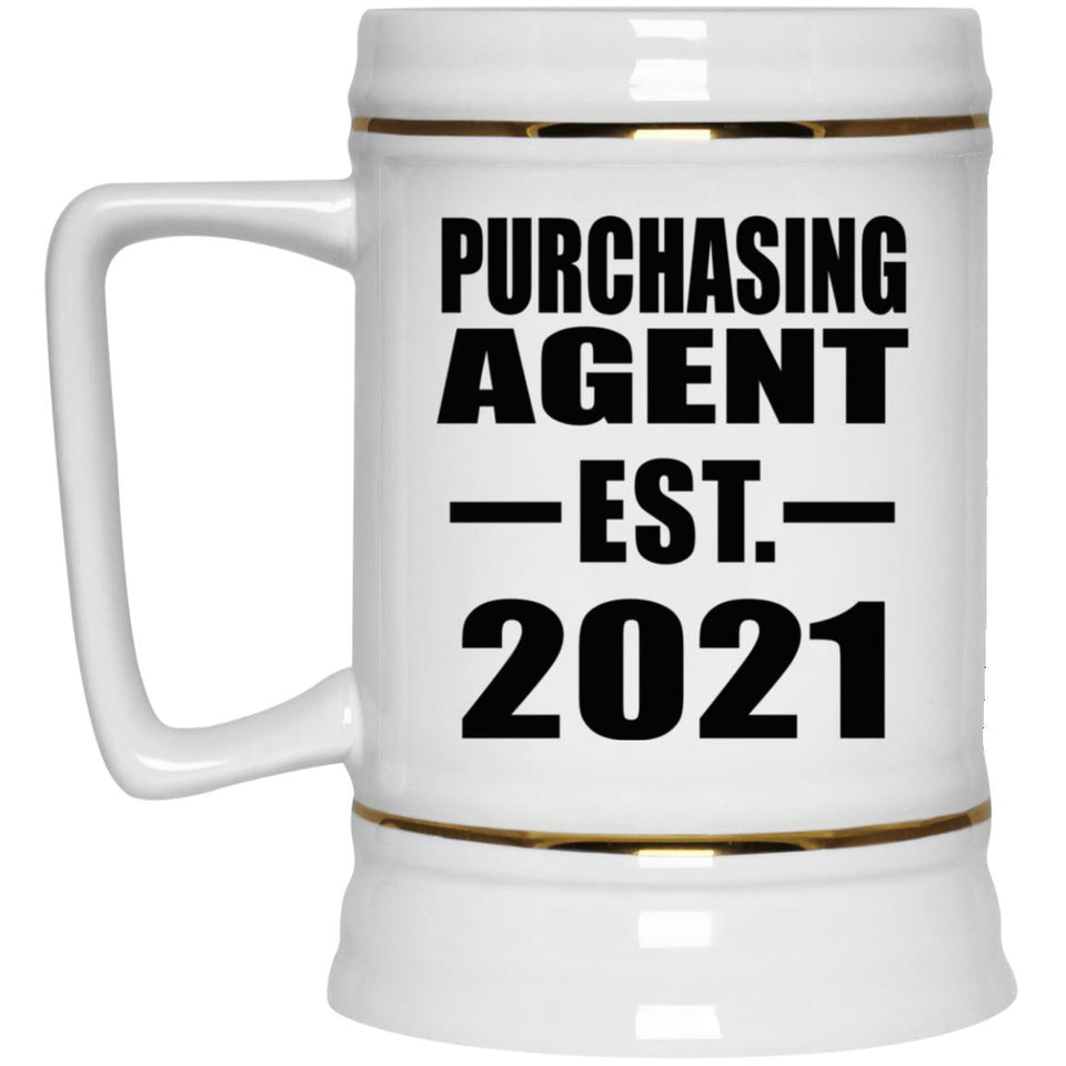 Purchasing Agent Established EST. 2021 - Beer Stein